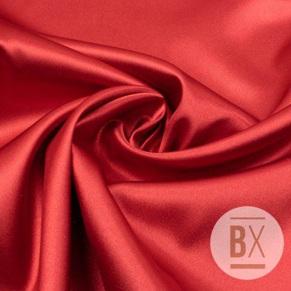 Szatén Aqua - sötétpiros