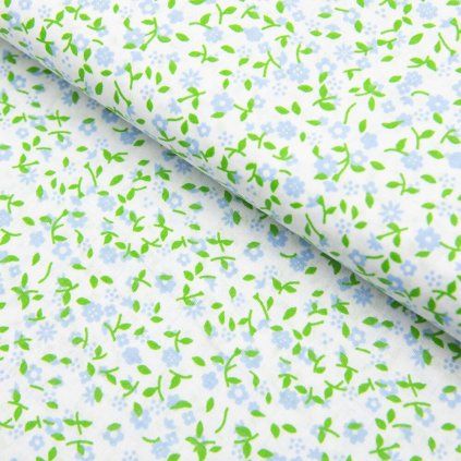 Mintás pamut - Mini virágok