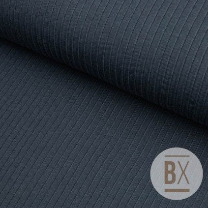 Kötöttáru csíkos - sötétkék