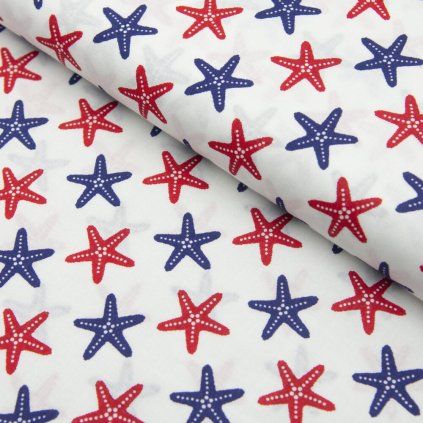 Mintás pamut - Tengeri csillagok