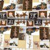 172379 1 bavlna digital vianoce patchwork hnedy