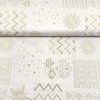 172412 5 lurex vianoce patchwork zlaty na vanilkovej