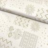 172412 4 lurex vianoce patchwork zlaty na vanilkovej