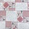 243149 1 bavlna vianoce patchwork bordovo strieborna
