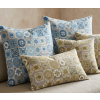 273209 4 bavlna sarah digital 200g kvety patchwork modra