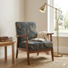 gobelin lurex zlate listy