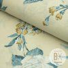 5469 4 spanielska loneta turquoise flower pattern