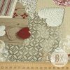 558 6 bavlna talia patchwork srdiecka cervena