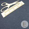 6294 9 teplakovina pocesana modra jeans melir