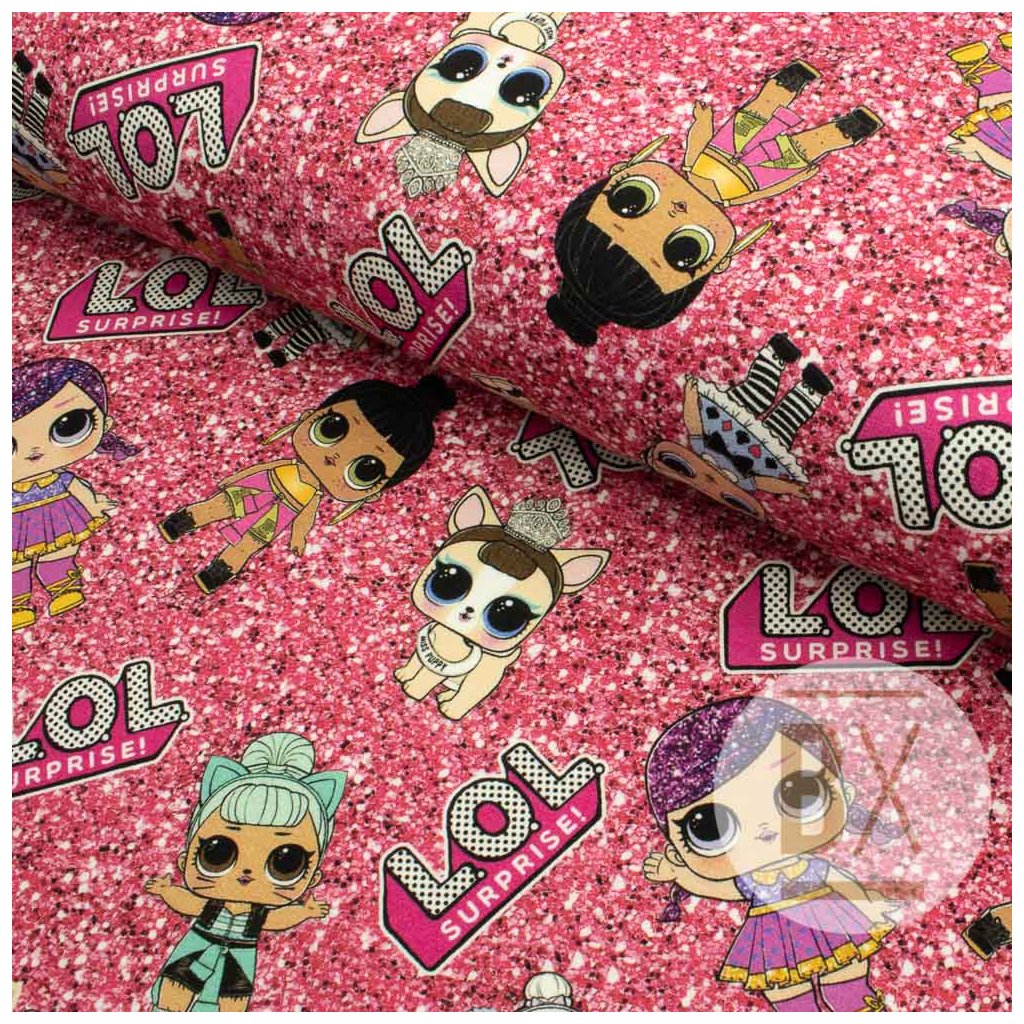 Teplákovina digital Surprise ružová •