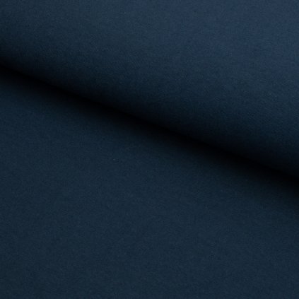 Tričkovina s lycrou 200g - Modrá tmavá denim
