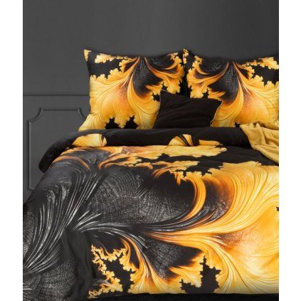 POSTEĽNÉ OBLIEČKY PREMIUM14 220X200 CM ČIERNE