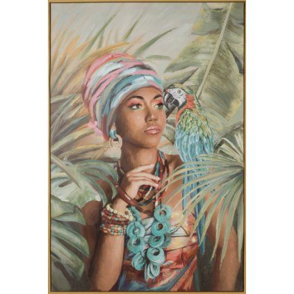 OBRAZ 574B 80X120CM ZELENÝ