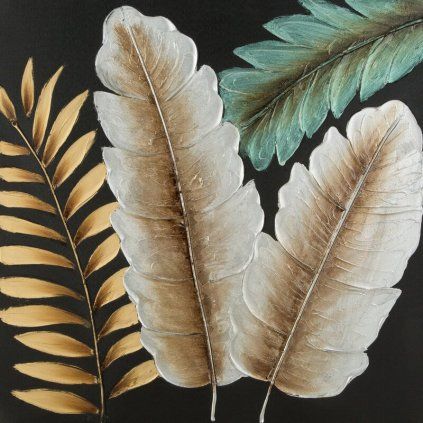 OBRAZ 585B 60X60CM ČIERNY