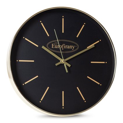 HODINY GIFT 30X4X30 CM ČIERNE