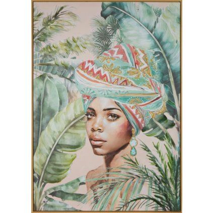 OBRAZ 607 70X100CM ZELENÝ