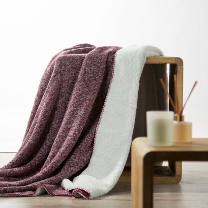 DEKA PANDA 150X200CM BORDOVÁ