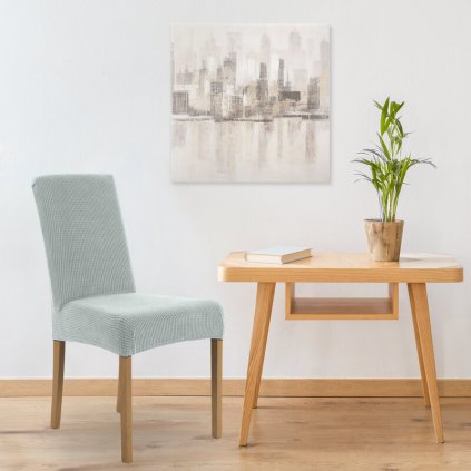 VODOODOLNÝ POŤAH NA STOLIČKU 03 STRIEBORNÝ 35X55X30CM D91