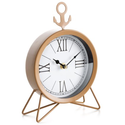 DEKORATÍVNE HODINY 77 16X5X23CM HNEDÉ