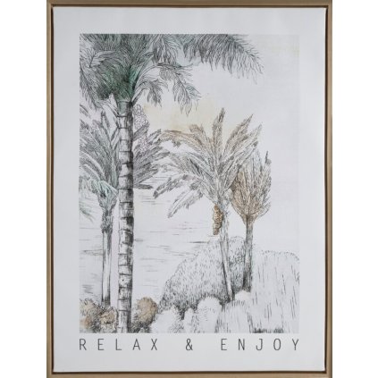 OBRAZ 647 45X60X2,5 CM SIVÝ