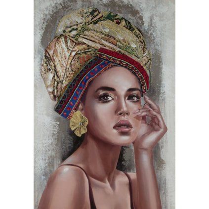 OBRAZ 648 70X100CM HNEDÝ