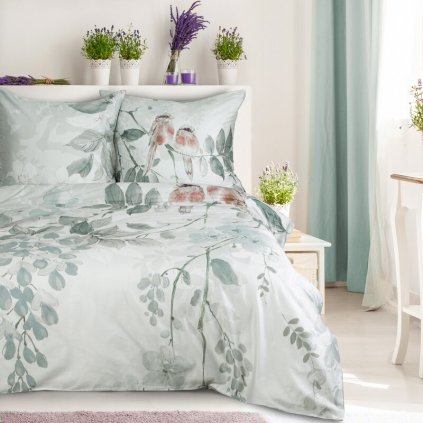 POSTEĽNÁ SÚPRAVA EVITA 160X200 CM, VANKÚŠ 70X80 CM/2KS BIELA