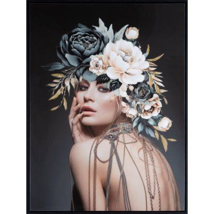 OBRAZ 658 60X80CM TMAVOSIVÝ