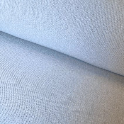Tričkovina BIO Bavlna Washed 150g - Modro sivá