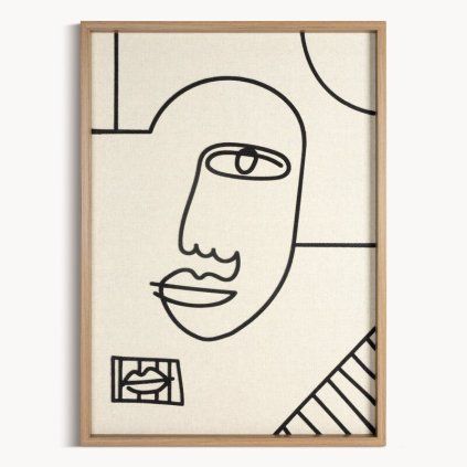 OBRAZ 669 50X70CM BÉŽOVÝ