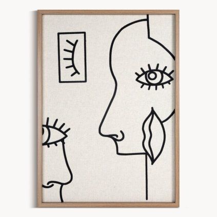 OBRAZ 669 50X70CM BÉŽOVÝ