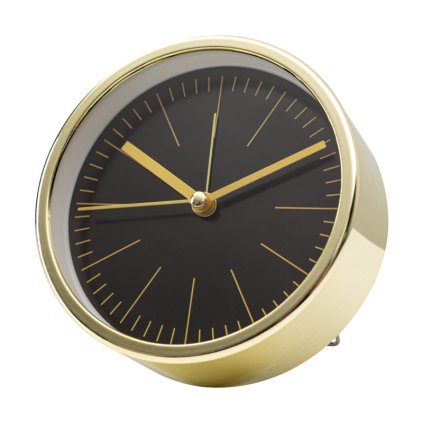 DEKORATÍVNE HODINY 55 11X4X11CM ČIERNE