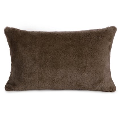 OBLIEČKA NA VANKÚŠ NINA 30X50CM TMAVOHNEDÁ