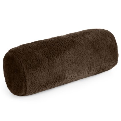 DEKORAČNÝ VANKÚŠ NINA 15X45CM TMAVOHNEDÝ