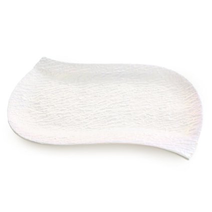 DEKORAČNÝ TANIER NINA(04) 31X21X2CM PERLEŤOVÁ