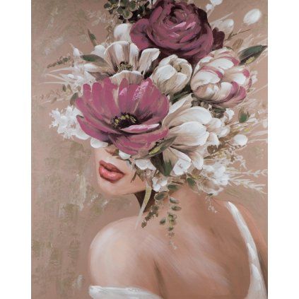 OBRAZ 586B 80X100CM BÉŽOVÝ