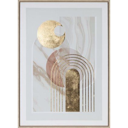 OBRAZ 609 50X70 CM BÉŽOVÝ