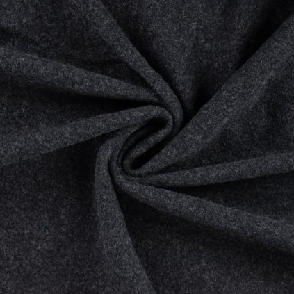 Funkčný fleece 100% Merino vlna 280g - Sivá antracitová