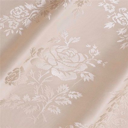 Šatovka Satén Žakard Folk - Maslová