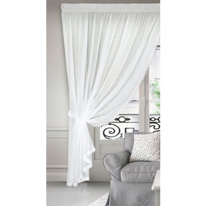 HOTOVÁ ZÁCLONA DEK 200X250CM KRÉMOVÁ