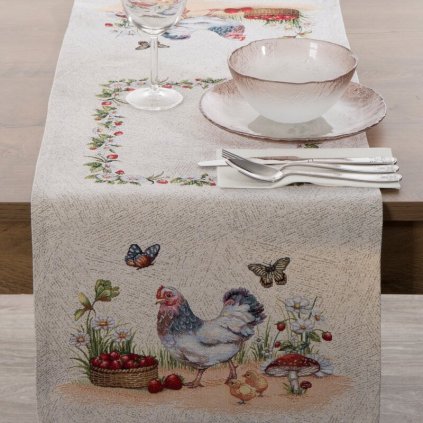 GOBELÍNOVÁ ŠTÓLA 1287 PRÍRODNÁ 40X100CM