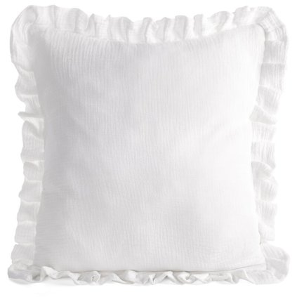 OBLIEČKA NA VANKÚŠ MUSLIN1 45X45CM BIELA