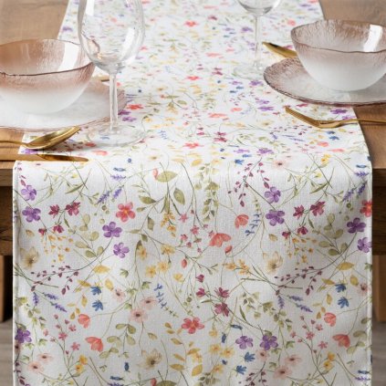 ŠTÓLA ANNA 40X140CM BIELA