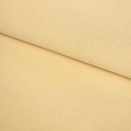 Teplákovina Počesaná 100% bavlna Washed 400g - Žltá horčicová