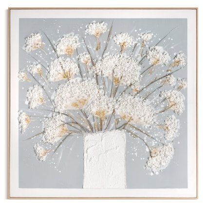 OBRAZ 694 102X102 CM KRÉMOVÝ