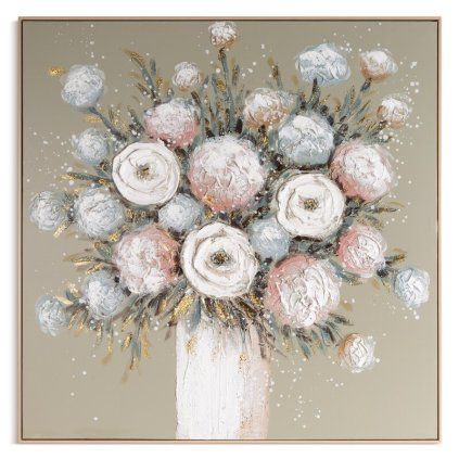 OBRAZ 698 102X102 CM KRÉMOVÝ