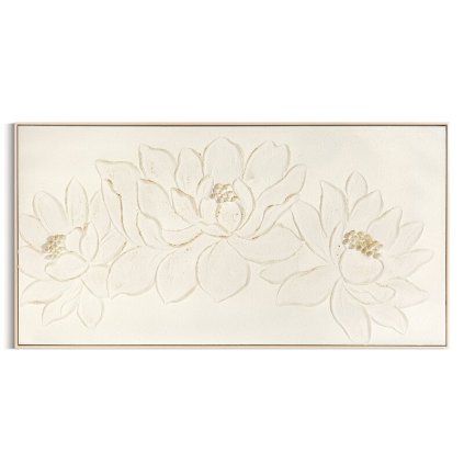 OBRAZ 700  62X122 CM KRÉMOVÝ