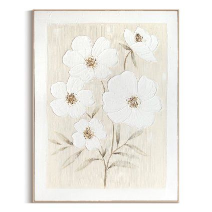 OBRAZ 707 92X122 CM KRÉMOVÝ