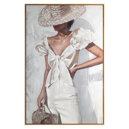 OBRAZ 708 80X120 CM KRÉMOVÝ