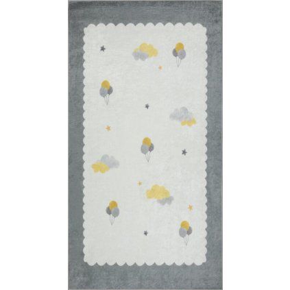 DETSKÝ KOBERČEK 80 X 150 CM SIVÝ