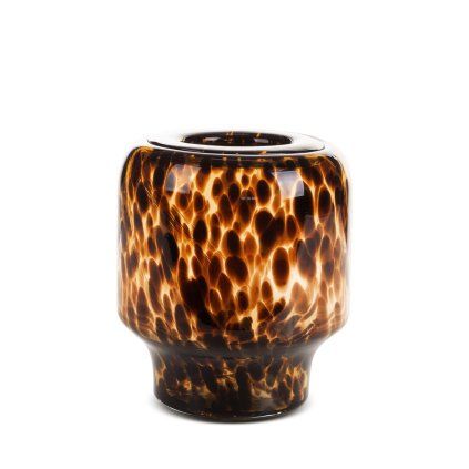 VÁZA LANA 19X22 CM HNEDÁ